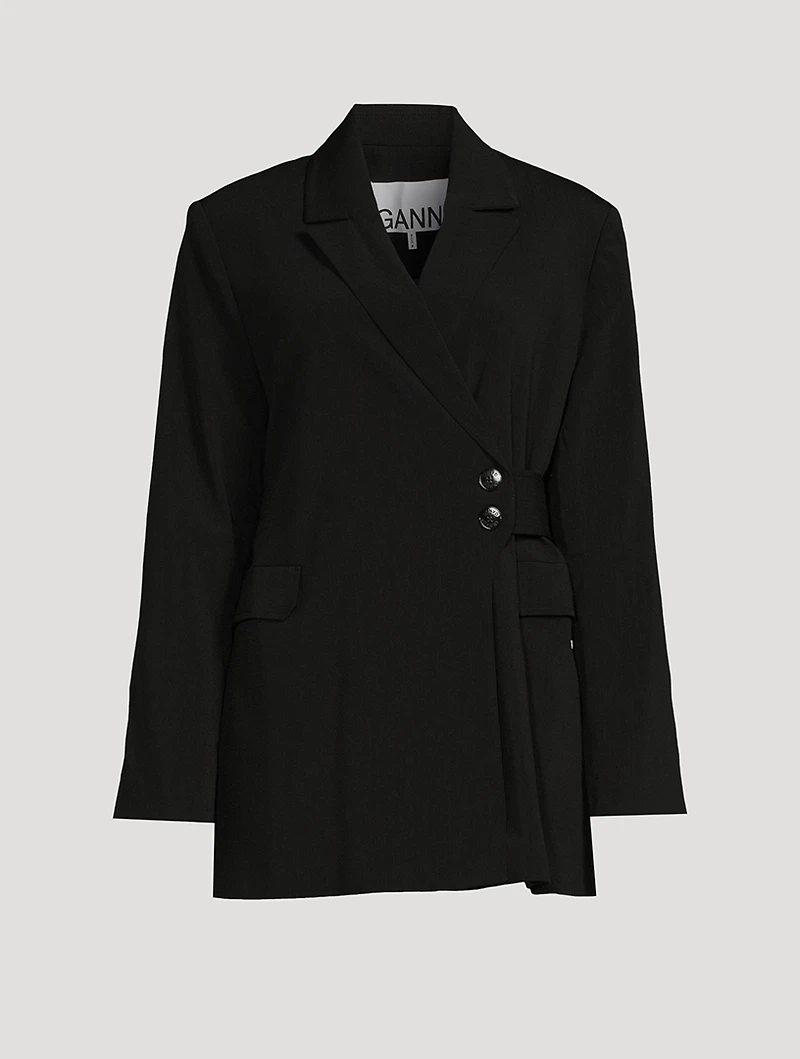 Melange Suiting Blazer