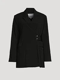 Melange Suiting Blazer
