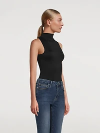 Scuba Funnel-Neck Bodysuit