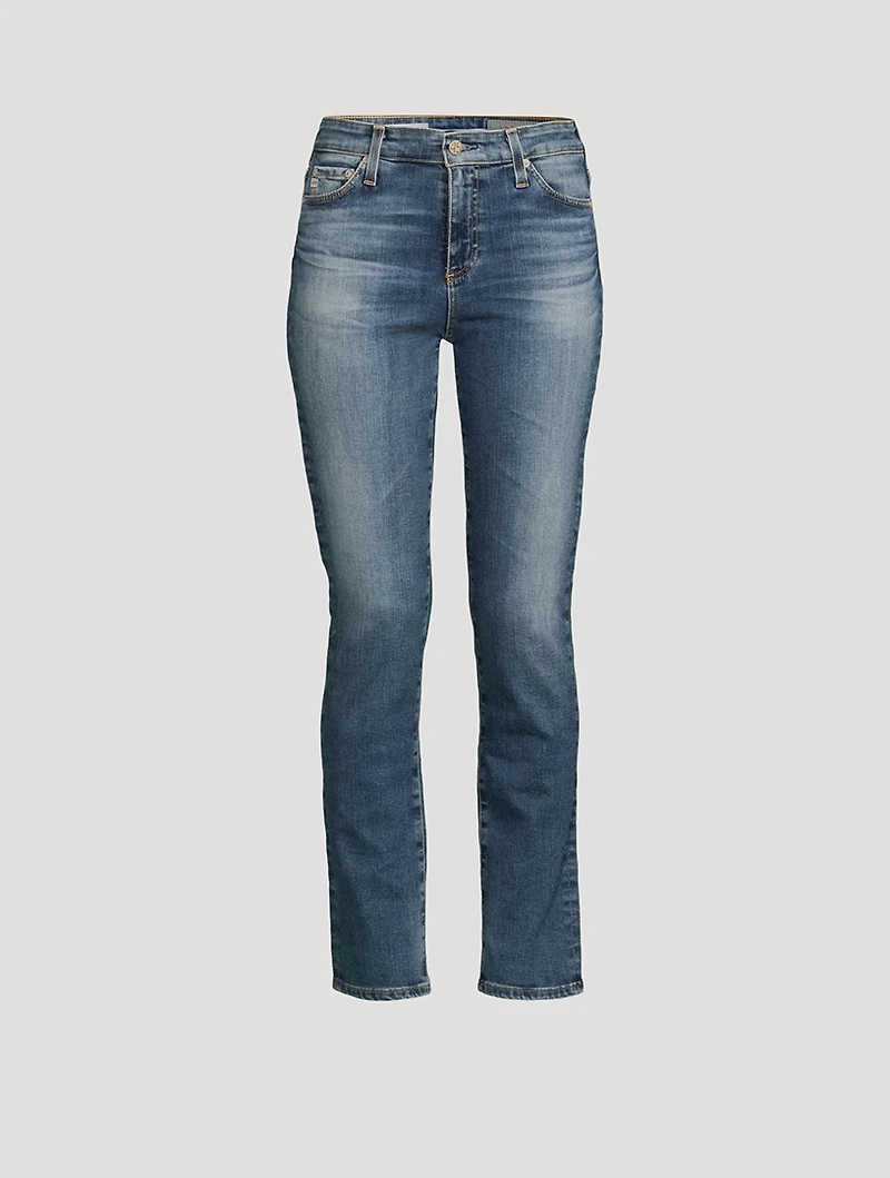 Mari High-Waisted Straight Jeans