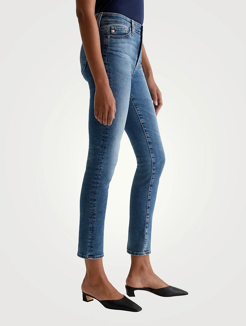 Mari High-Waisted Straight Jeans