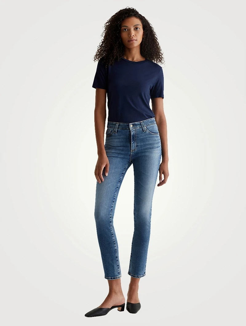 Mari High-Waisted Straight Jeans