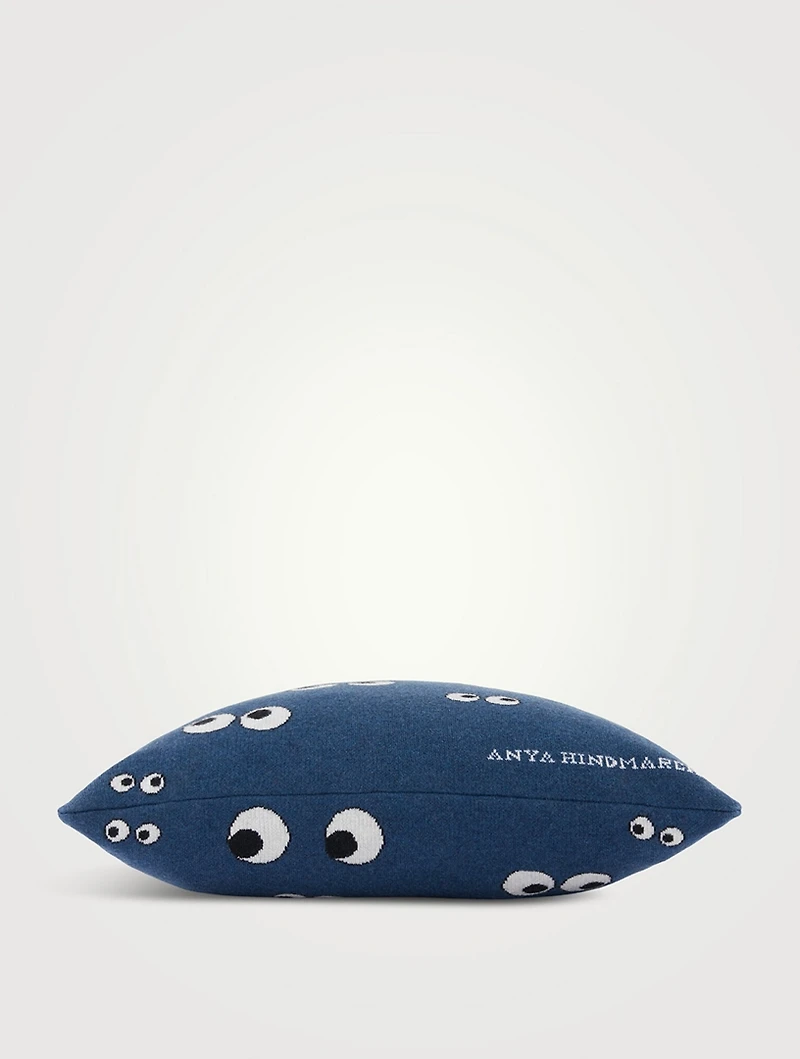 All Over Eyes Wool Cushion Cover