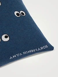 All Over Eyes Wool Cushion Cover
