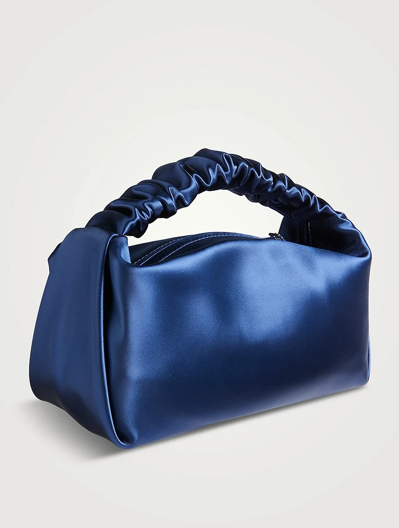 Mini Scrunchie Satin Shoulder Bag