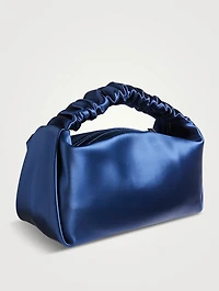 Mini Scrunchie Satin Shoulder Bag
