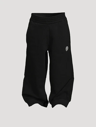 Cotton Sweatpants With Slit