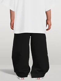 Cotton Sweatpants With Slit