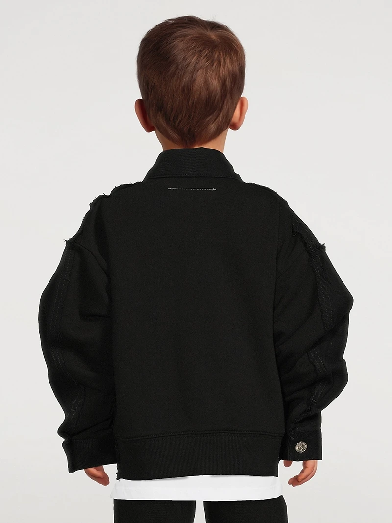 Denim Jacket With Logo