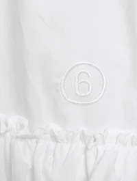 High-Waisted Skirt With Contrast Back