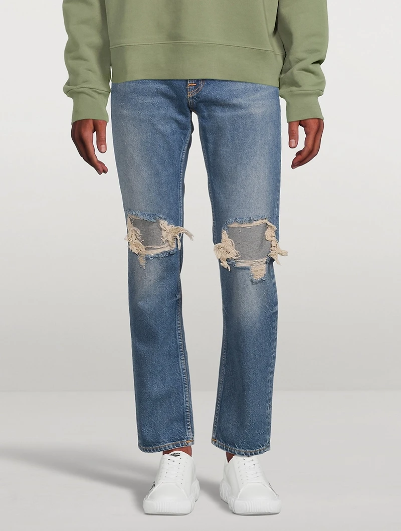 Gritty Jackson Straight-Leg Jeans