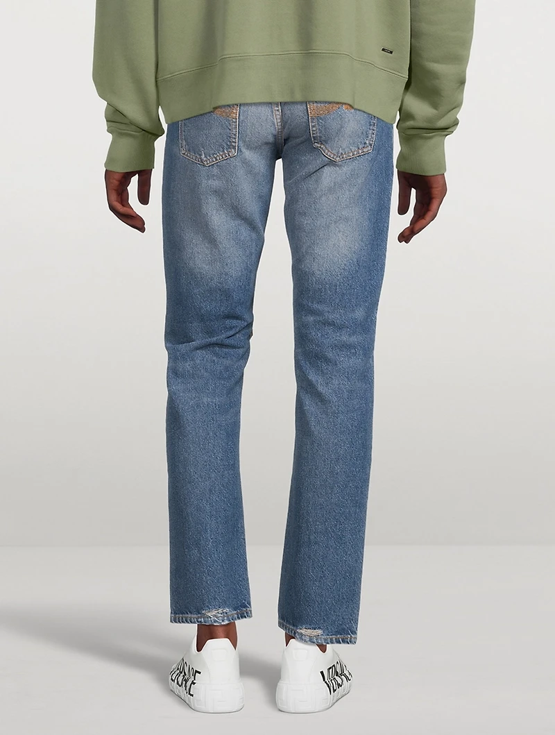 Gritty Jackson Straight-Leg Jeans