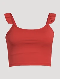 Ruffled Simplicity Tank Top
