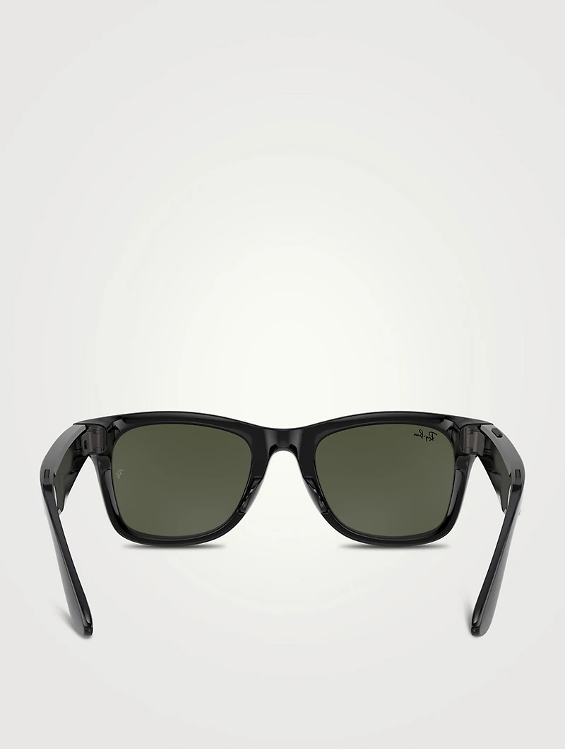 RW4004 Stories Large Wayfarer Sunglasses