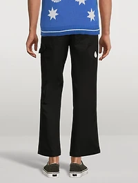 Cotton Workwear Pants With Logo