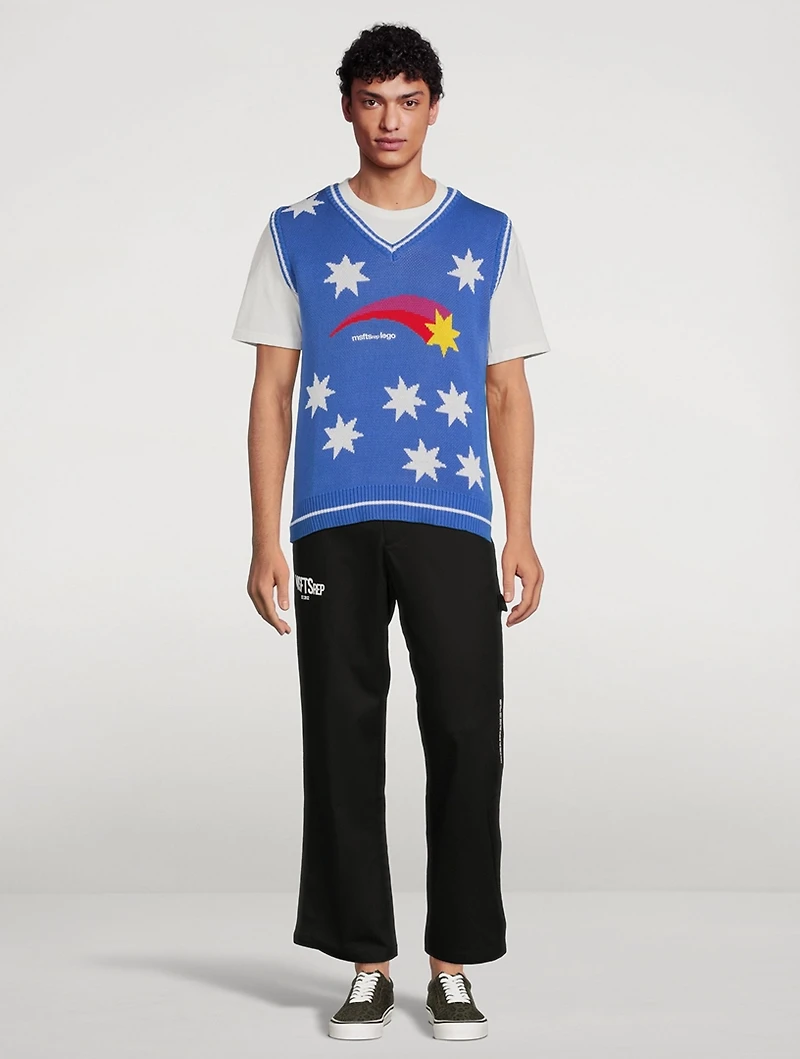 Cotton Workwear Pants With Logo