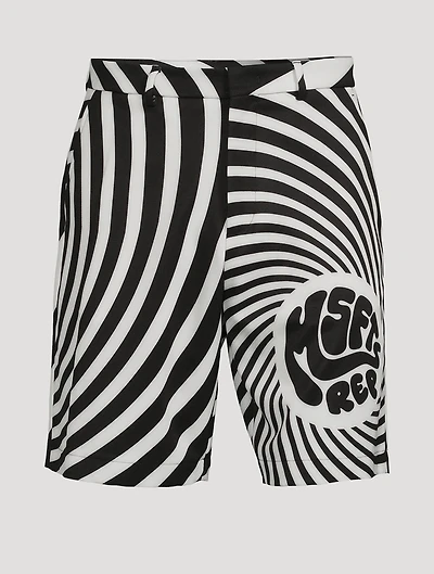 Shorts Spiral Print