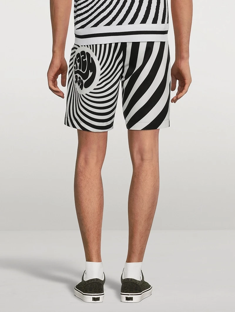 Shorts Spiral Print