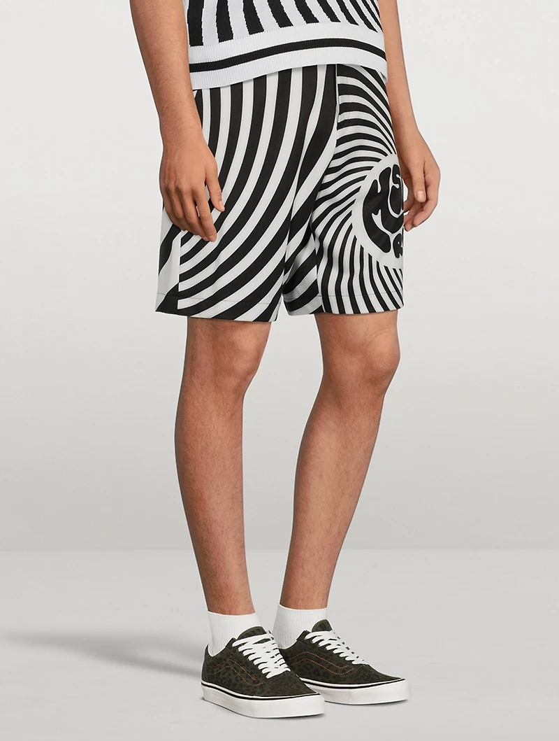 Shorts Spiral Print