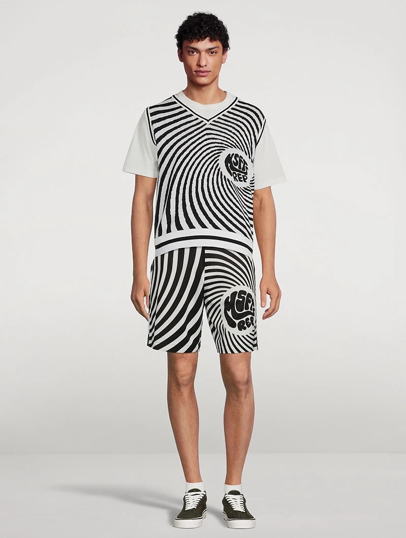 Shorts Spiral Print