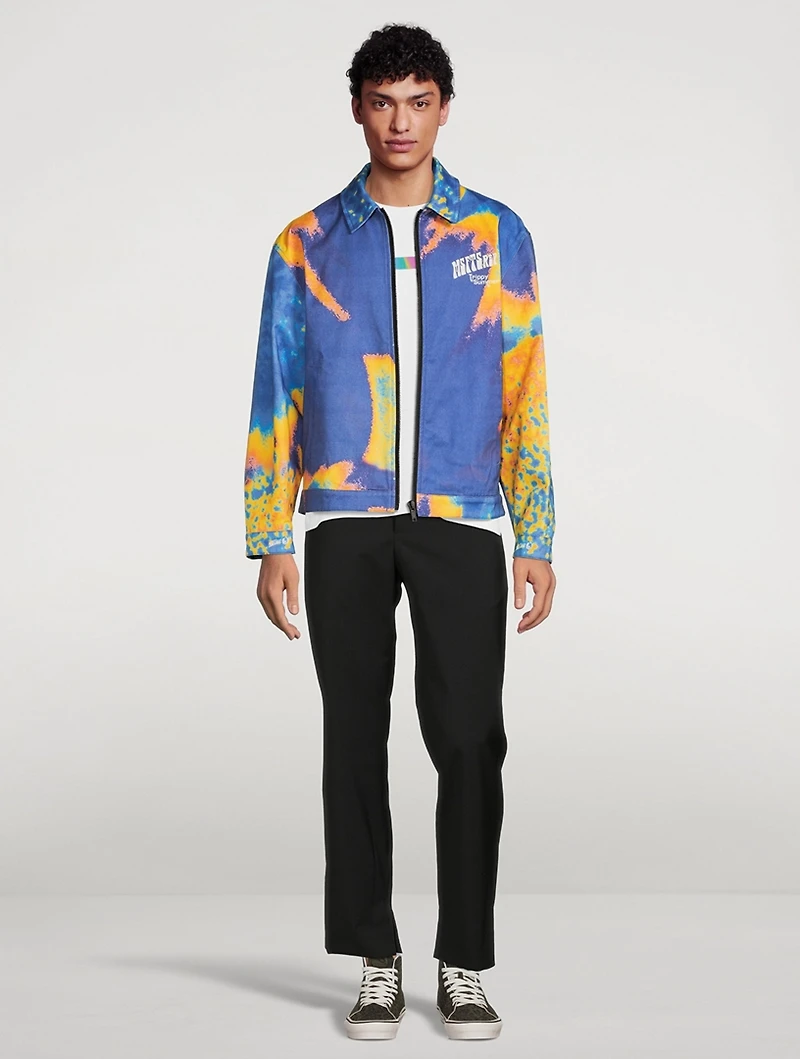 Cotton Printed Workwear Jacket