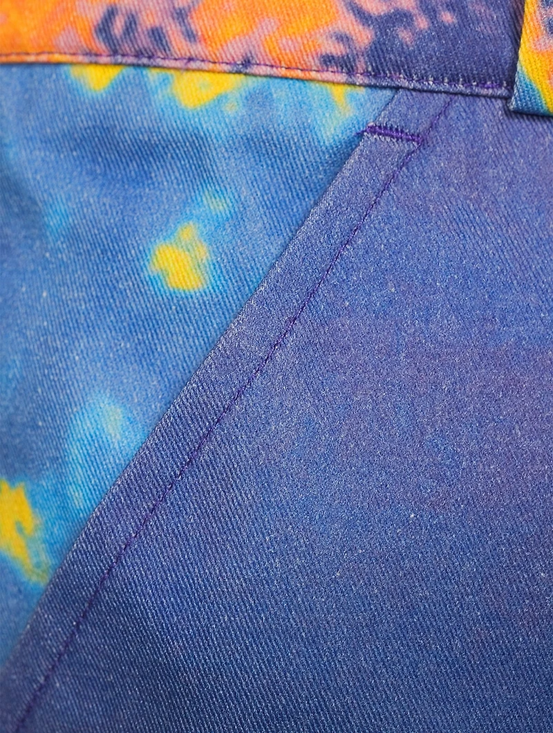 Cotton Printed Workwear Pants