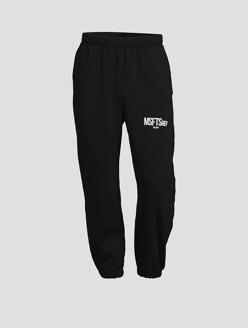Cotton Logo Sweatpants
