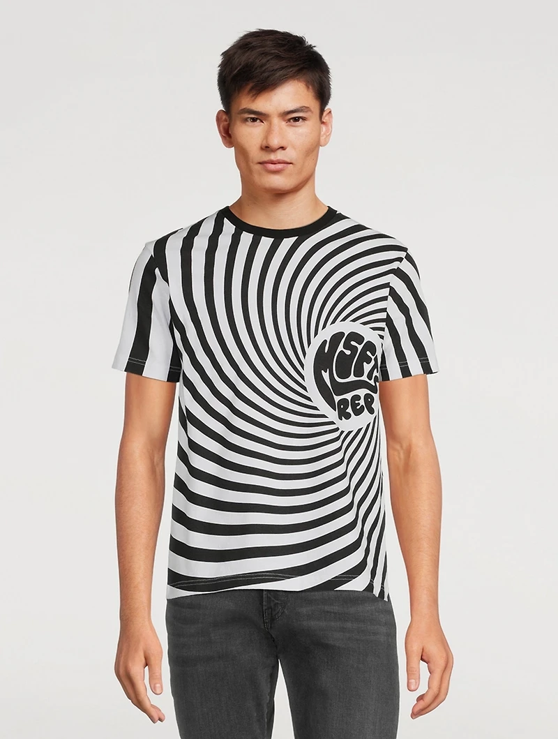 Spiral Logo Cotton T-Shirt