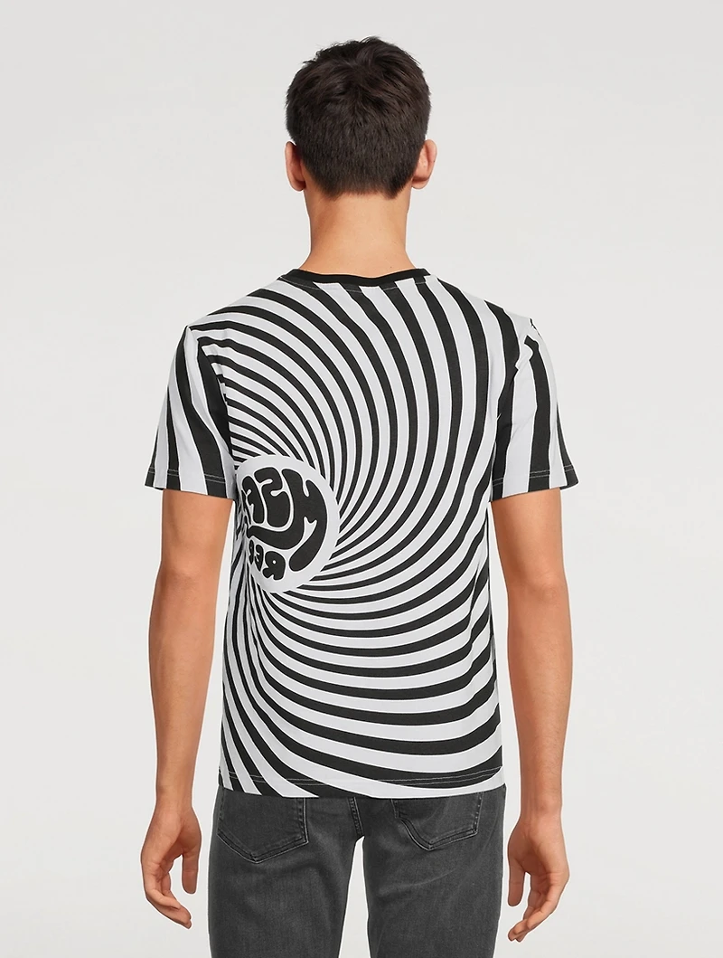 Spiral Logo Cotton T-Shirt