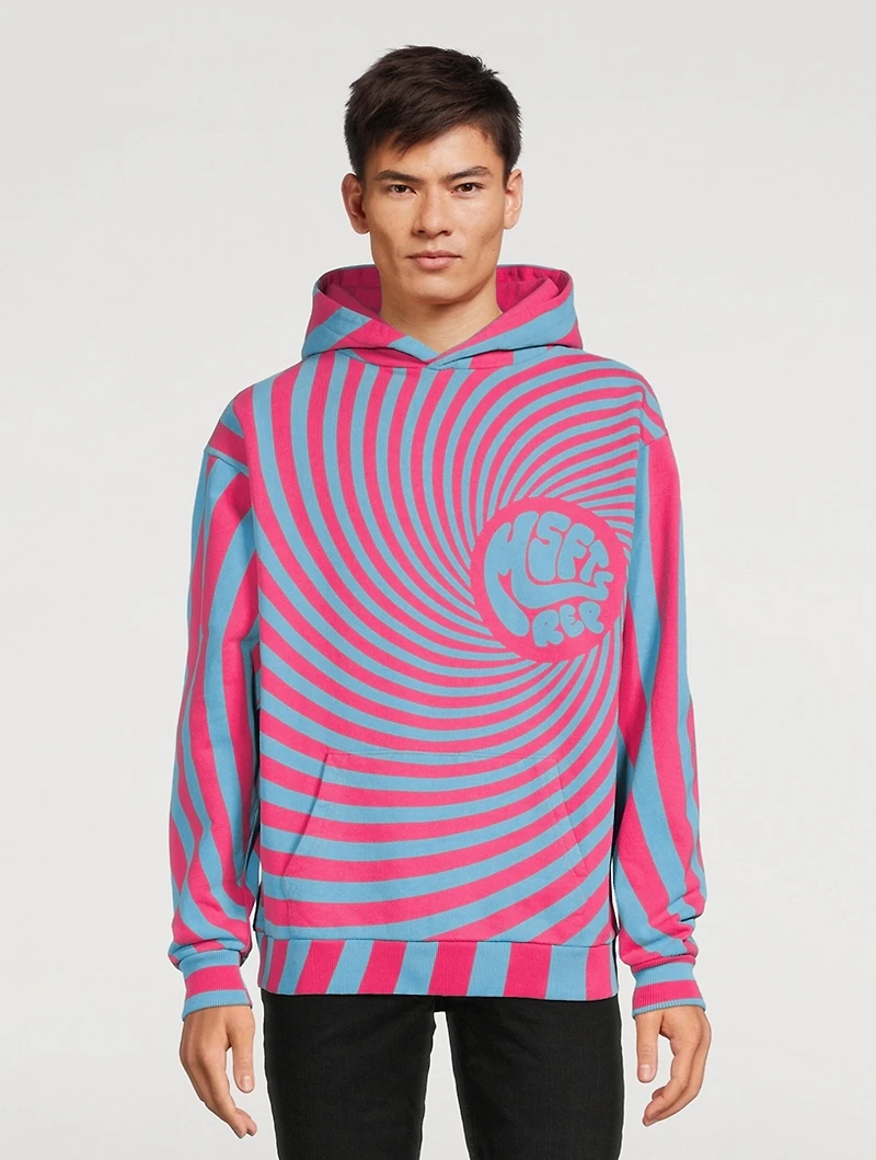 Spiral Cotton Hoodie