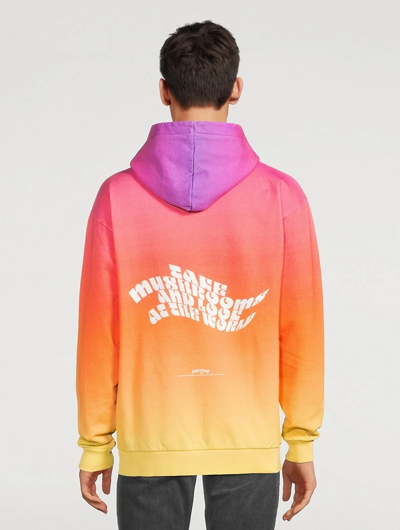 Gradient Cotton Hoodie