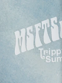 Jersey Mini Tank Dress Water Print