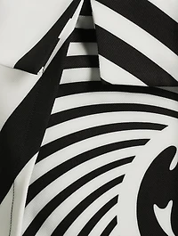 Mini Skirt In Spiral Print
