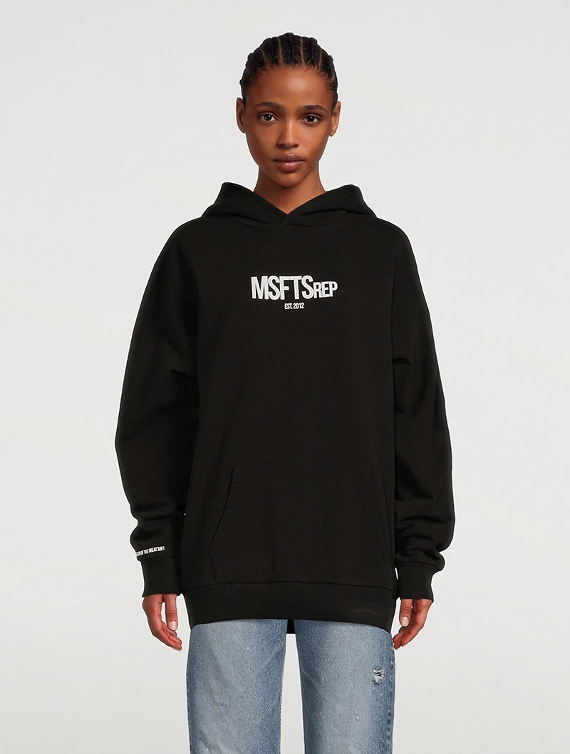 Logo Cotton Hoodie