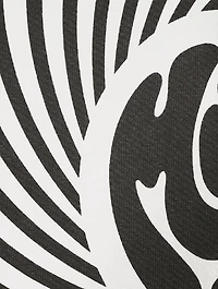 Cotton Hoodie Spiral Print