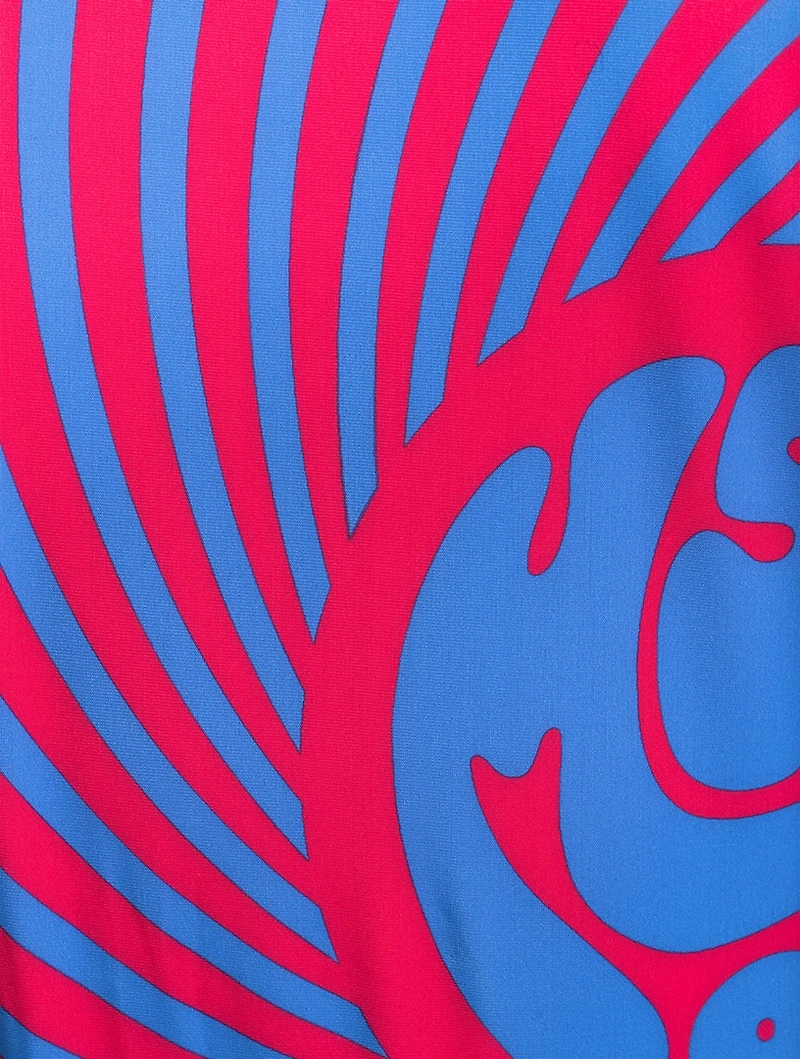 One-Piece Swimsuit Spiral Print