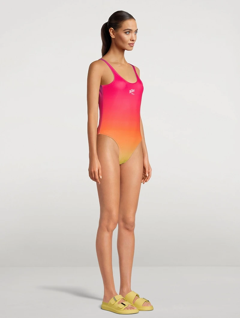 Gradient One-Piece Swimsuit