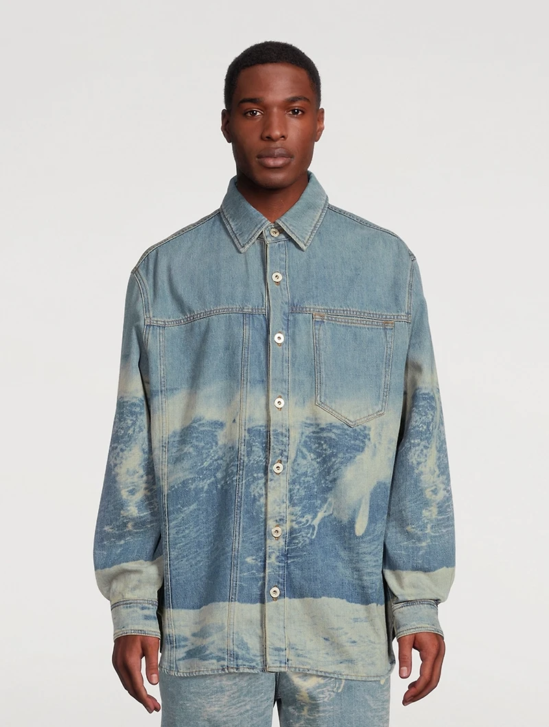Paula's Ibiza Overshirt Surf Print