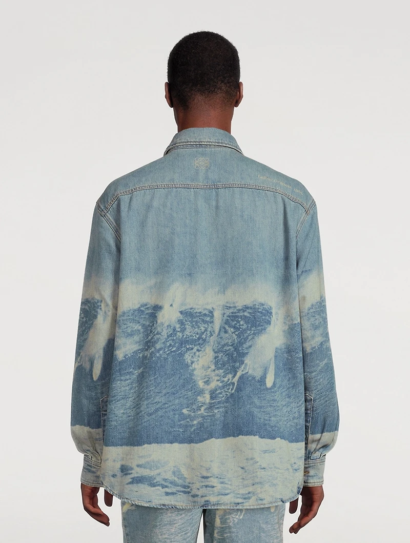 Paula's Ibiza Overshirt Surf Print