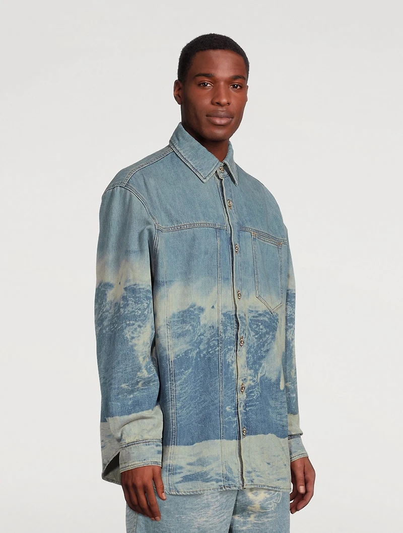 Paula's Ibiza Overshirt Surf Print