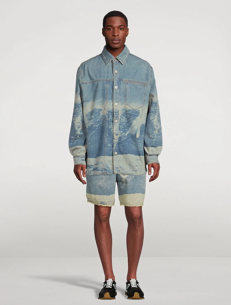 Paula's Ibiza Overshirt Surf Print