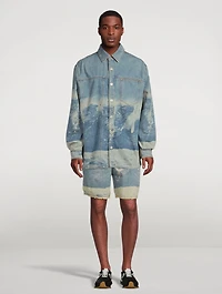 Paula's Ibiza Overshirt Surf Print