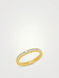 18K Gold Diamond Channel Set Baguette Ring