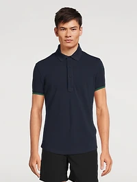 Sebastian Ribbed Cotton Polo Shirt