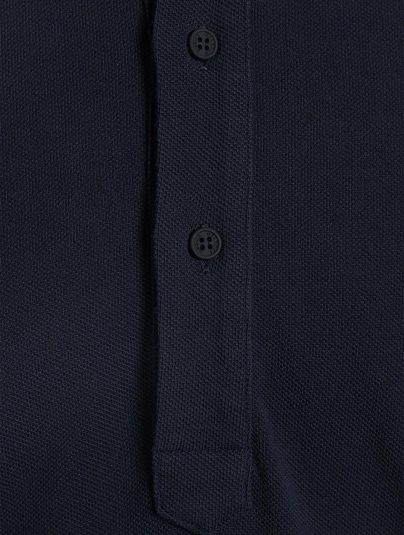 Sebastian Ribbed Cotton Polo Shirt