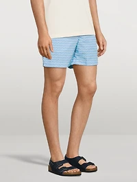 Bulldog Swim Shorts Geo Print