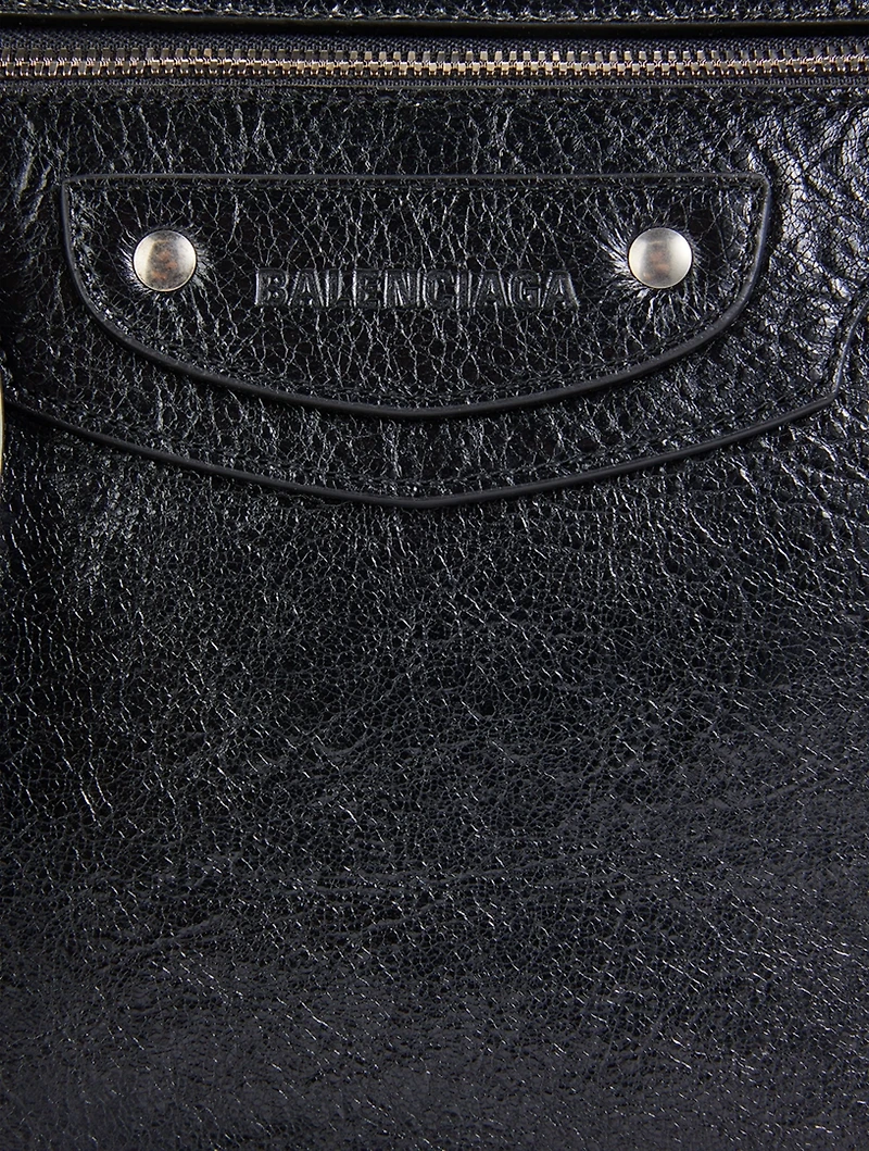 Large Neo Classic Upside Down Leather Tote Bag
