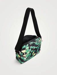 Festival Recycled Tech Fabric Crossbody Bag In Leopard Print