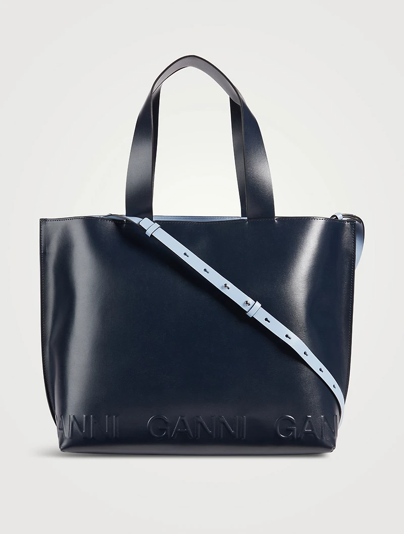 Banner Leather Tote Bag