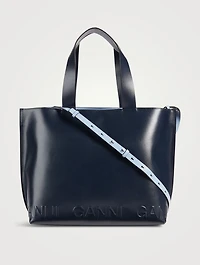 Banner Leather Tote Bag